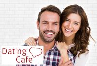 Dating Cafe Hintergrund und Logo