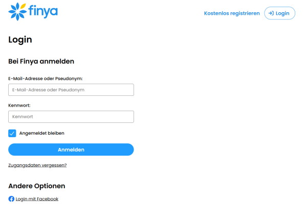 Finya Login: So meldest Du Dich an und loggst Dich ein