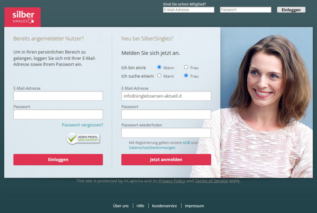SilberSingles Login