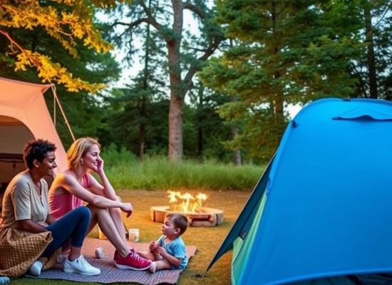 Campingreisen für Singles mit Kindern