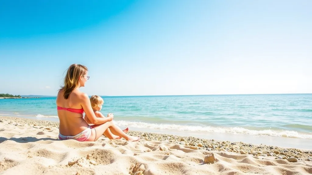 Strandurlaub für Singles mit Kindern